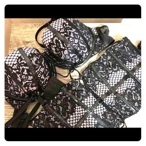 VS lace bra and garter SOLD